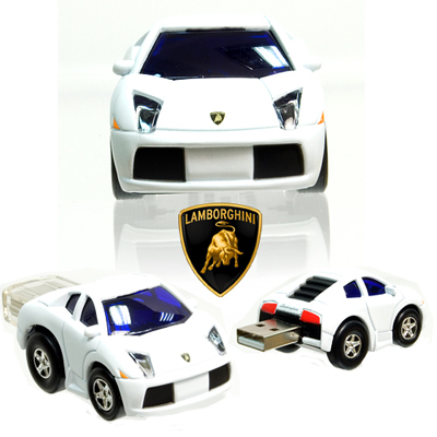 With USB Lamborghini Memory Stick no more folded or wrinkled and lost 