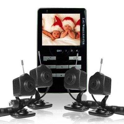 MP4 with 4pcs wireless cam