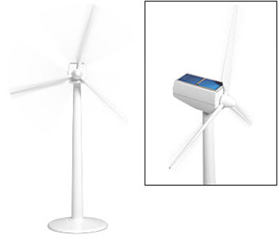 Solar Powered Desk Wind Turbine