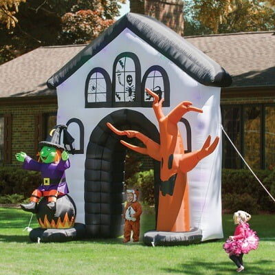 The Inflatable Howling Haunted House