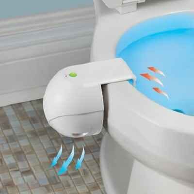 The Motion Sensing Toilet Bowl Odor Eliminator