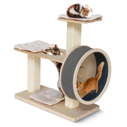 Spinning-Wheel-Cat-Tree